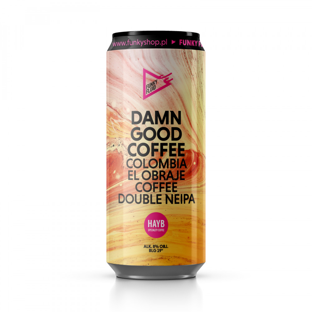 Funky Fluid DAMN GOOD COFFEE: COLOMBIA EL OBRAJE – Coffee Double NEIPA