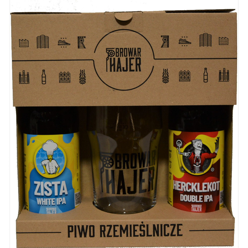 Hajer Zestaw Karton + POKAL (2 piwa osobno)