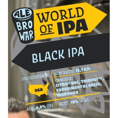 Alebrowar World Of IPA: Black IPA