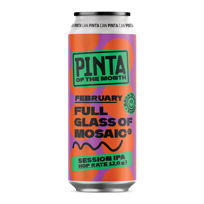 PINTA of the Month – Full Glass of Mosaic – February 2020 – Session IPA