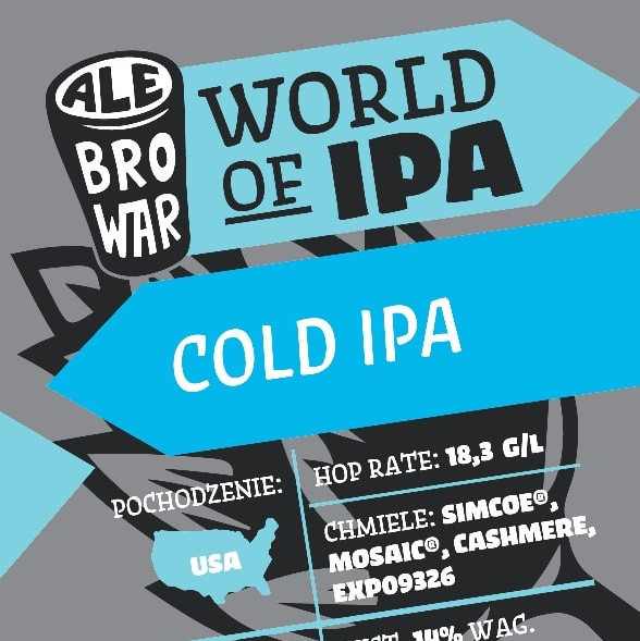 Alebrowar World Of IPA: Cold IPA