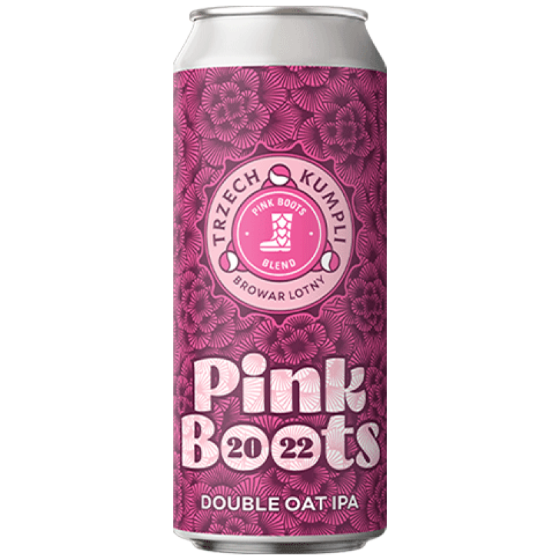 Three Buddies Pink Boots Double Oat IPA Dose