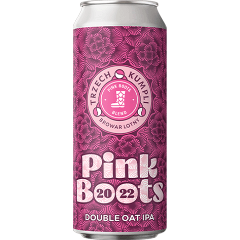 Three Buddies Pink Boots Double Oat IPA Can
