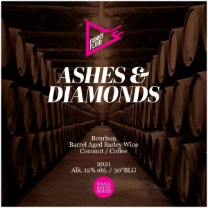 ashes diamonds bourbon ba barley wine coconut coffee 330ml