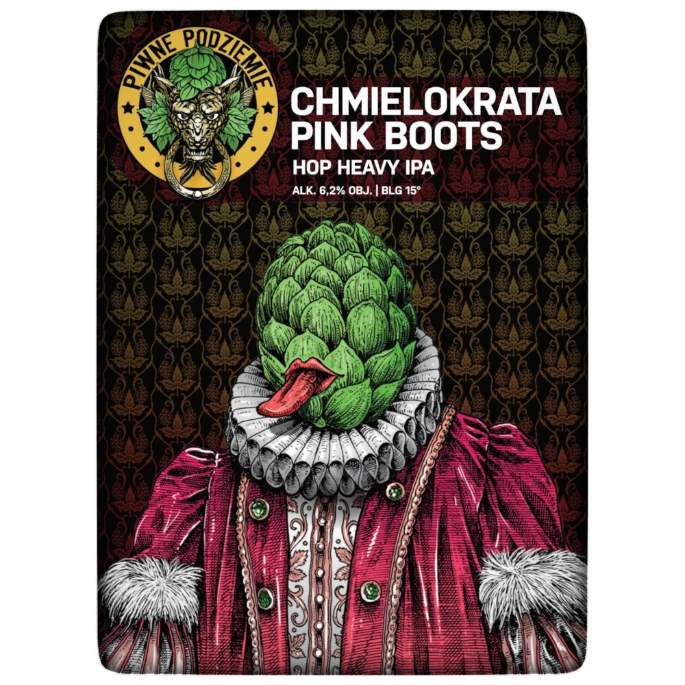 Piwne Podziemie Chmielokrata Pink Boots – Hop Heavy IPA