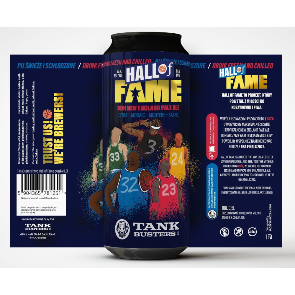 Tankbusters Hall of Fame – DDH New England Pale Ale