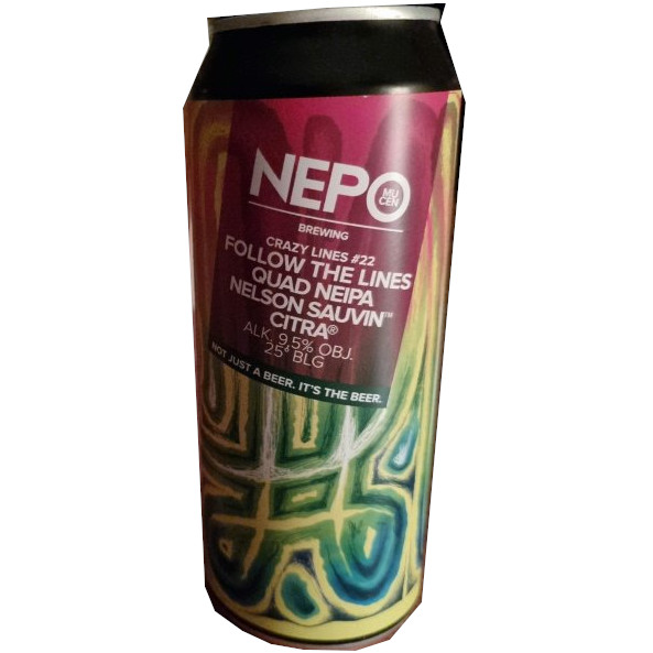 Nepomucen CRAZY LINES #22 – Follow the Lines Quad New England IPA