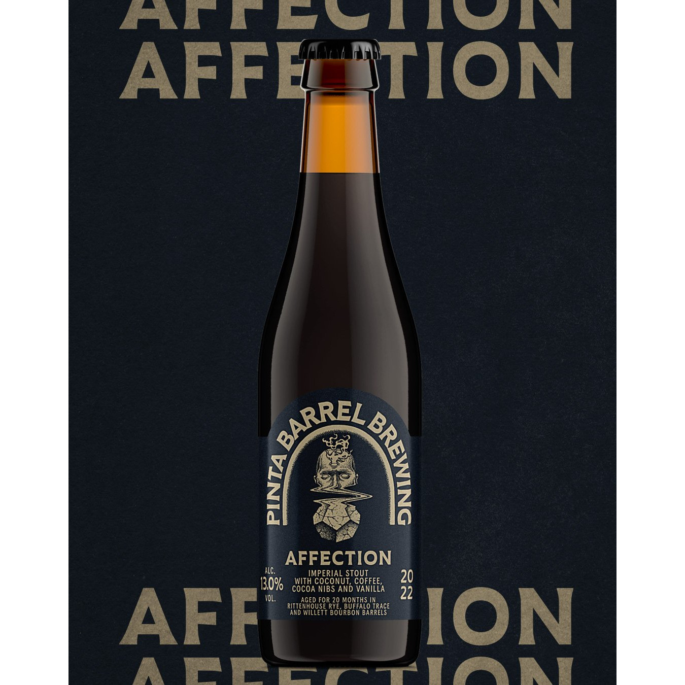 PINTA Barrel Brewing AFFECTION – Imperial Stout with Coconut, Coffee, Cocoa Nibs and Vanilla