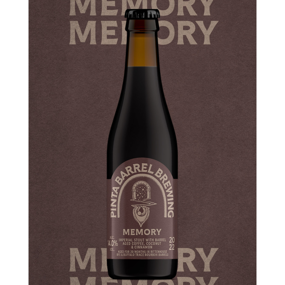 PINTA Barrel Brewing MEMORY – Imperial Stout with Barrel Aged Coffee, Coconut & Cinnamon