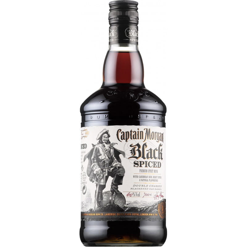 Rum Captain Morgan Black spiced 40% 0,7L