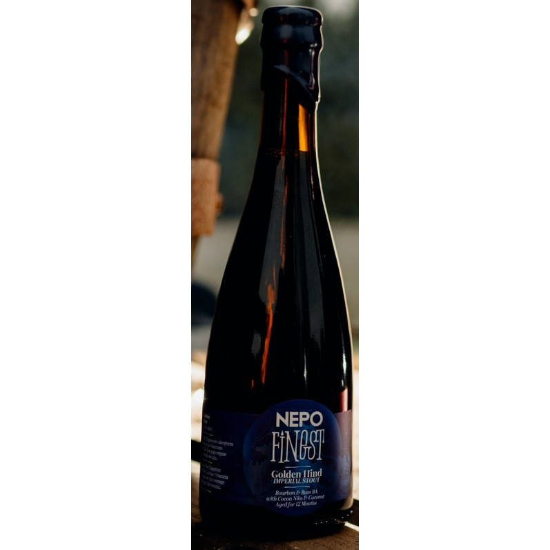 Nepomucen GOLDEN HIND IMPERIAL STOUT Bourbon & Rum BA with Cocoa Nibs & Coconut
