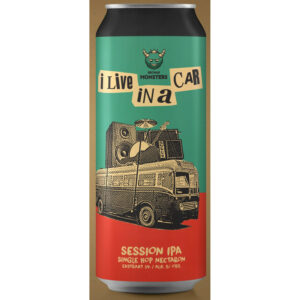 monsters i live in a car session ipa