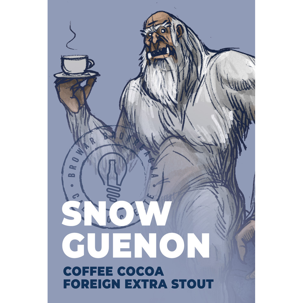 Brocreation SNOW GUENON Foreign Extra Stout 7,7% 0,5L