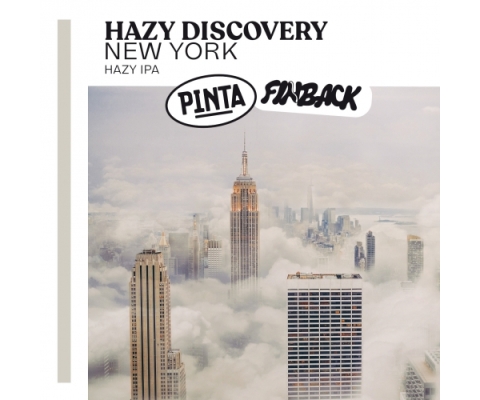 PINTA HAZY DISCOVERY NEW YORK HAZY IPA% 0.5L