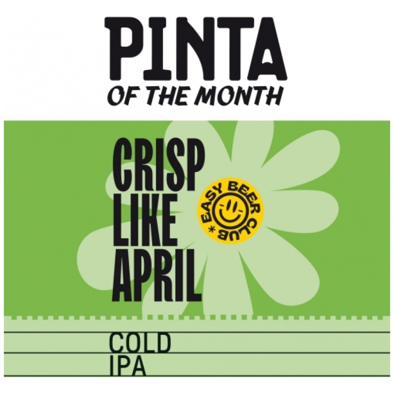 PINTA OF THE MONTH CRISP LIKE APRIL Cold IPA 5% 0,5L