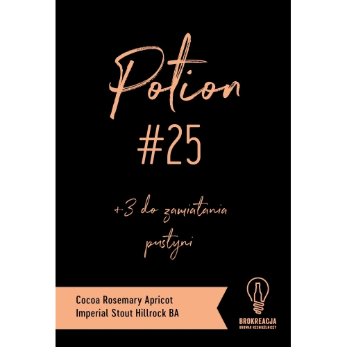 Brocreative POTION #25 – Cocoa Rosemary Apricot Imperial Stout Hillrock BA