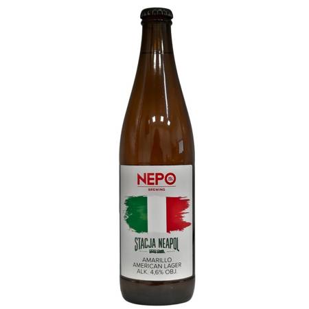 Nepomucen Naples Amerikanisches Lagerbier Station 4,6% 0,5L