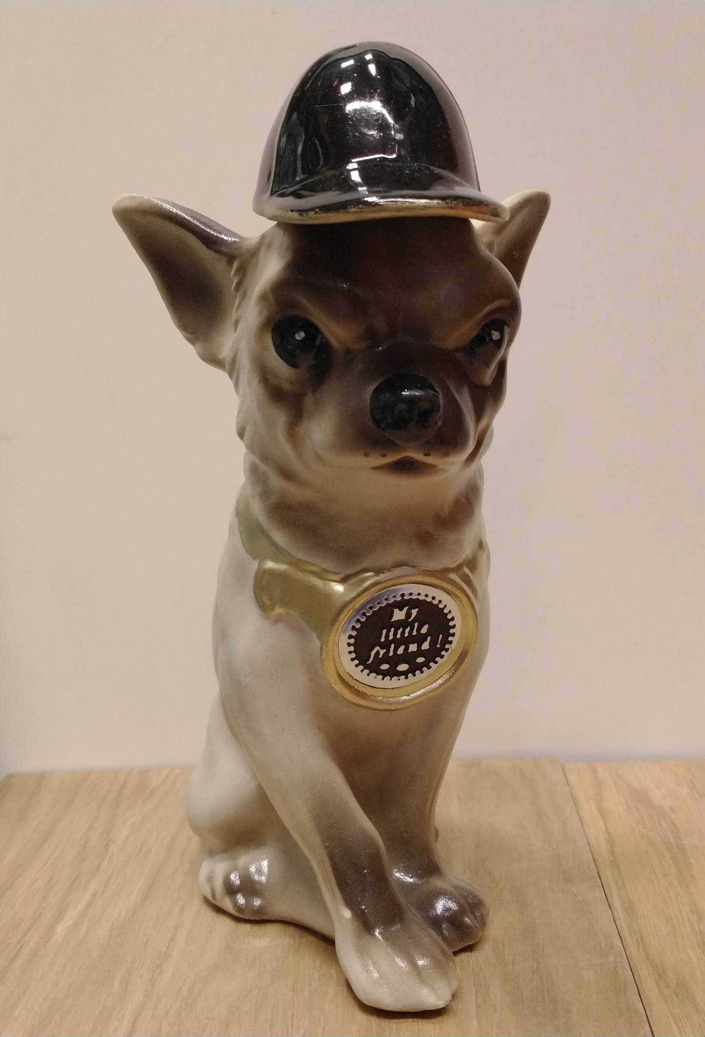 CHIHUAHUA DOG in hat pure rye vodka 40% 0.35L