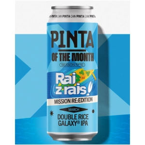 PINTA OF THE MONTH MARCH RAJS Z RAJS Double Rice Galaxy IPA