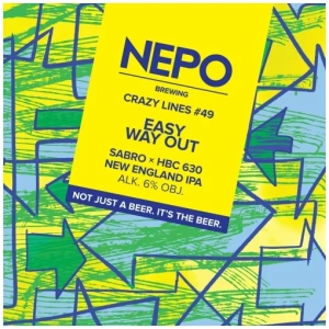 Nepomucen Crazy Lines 49 Easy Way Out New England IPA